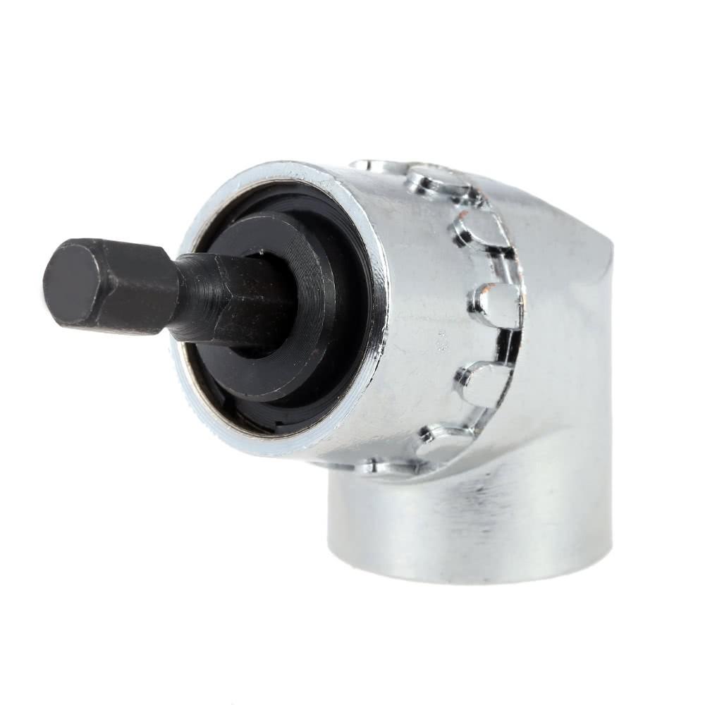 105 Degree Angle Extension Right Angle Quick Change Driver Drilling Extension Shank Screwdriver Magnetic 1/4 Inch Hex Drill Bit