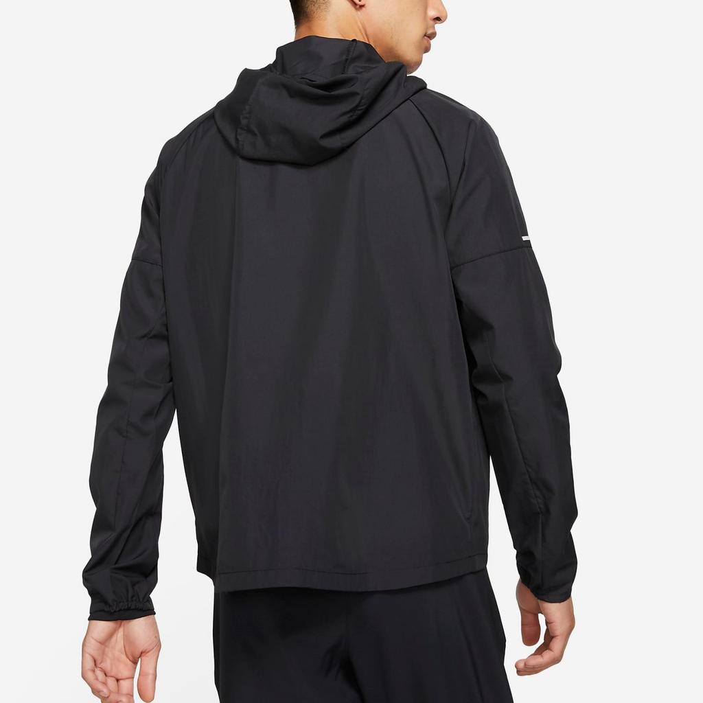 Nike Jacket Casual Sports Solid Color Versatile Kids Jackets Black DD4747-0109