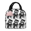 Marshmello - Sac à déjeuner isotherme DJ pour enfants Sac isotherme d'école Boîte alimentaire thermique Sac fourre-tout Contenant Boîtes à lunch étanches