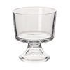 Low-Base Glass Cup for Ice Cream, Coffee, Yogurt, and Desserts