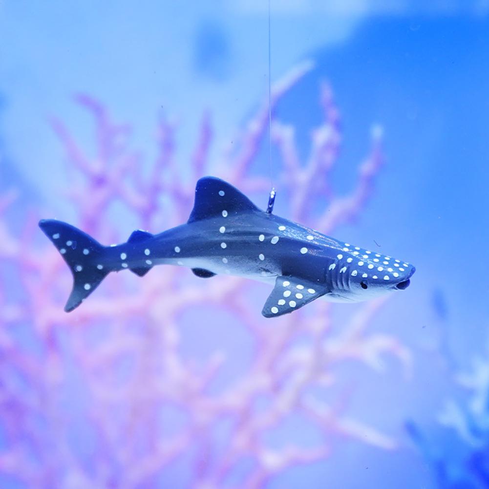 Zwemmende Haai Walvis Ornament Simulatie Zee Dieren Nieuwigheid Onderwater Wereld Ornament Aquascaping Decoraties