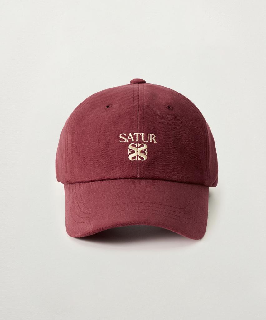 Seteo Lauren Apero Small Logo Ball Cap Burgundy