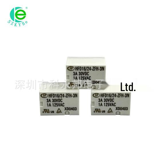 Relay HFD16/05 12 24-ZH-3N ZFN DC5V 12VDC 3A Signal 4100, Invoice Available