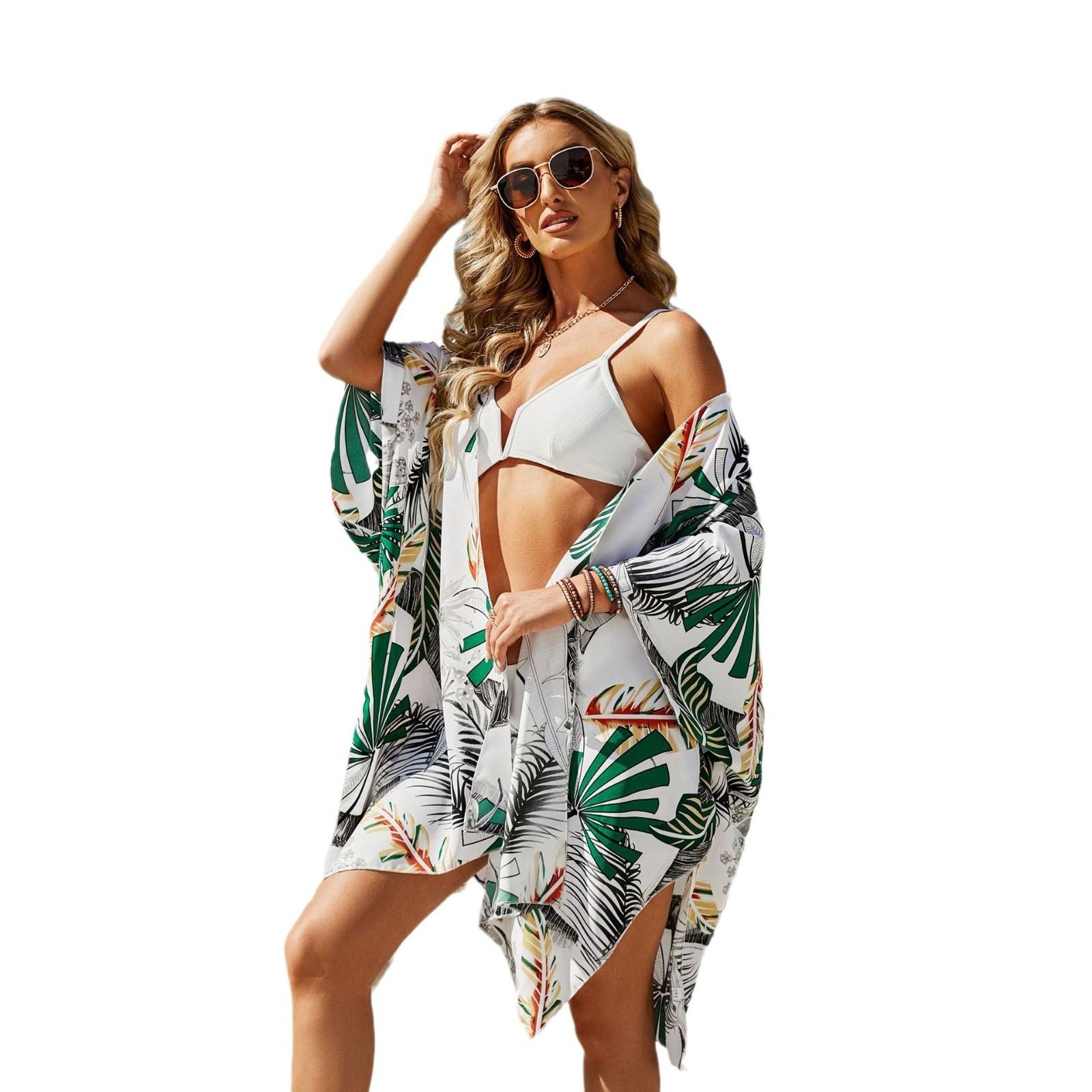 

Женский пуловер из хлопка и льна однотонный пляжная накидка One Size