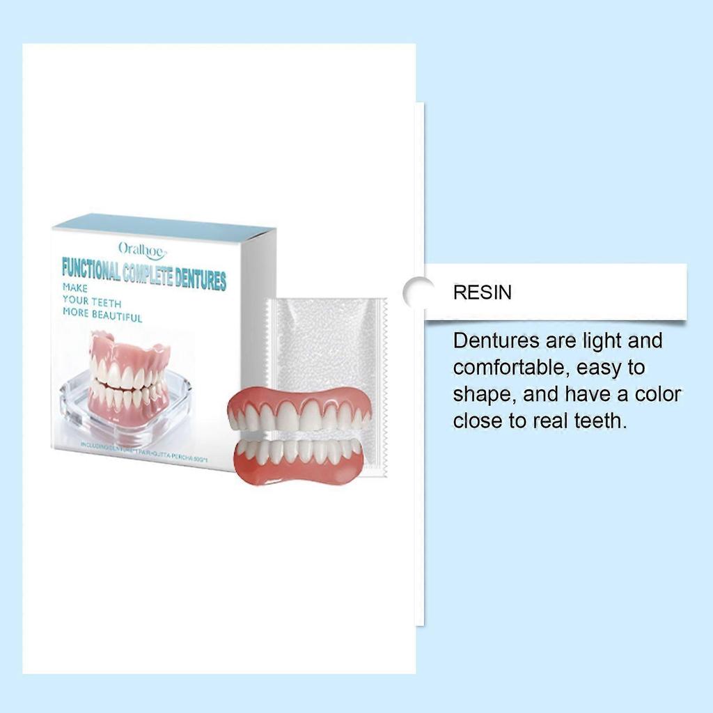 Oralhoe Denture Modification Set Offers Daily Aesthetic Appeal. The Denture Fits Comfortably And The Material Showcases A Natural Smile