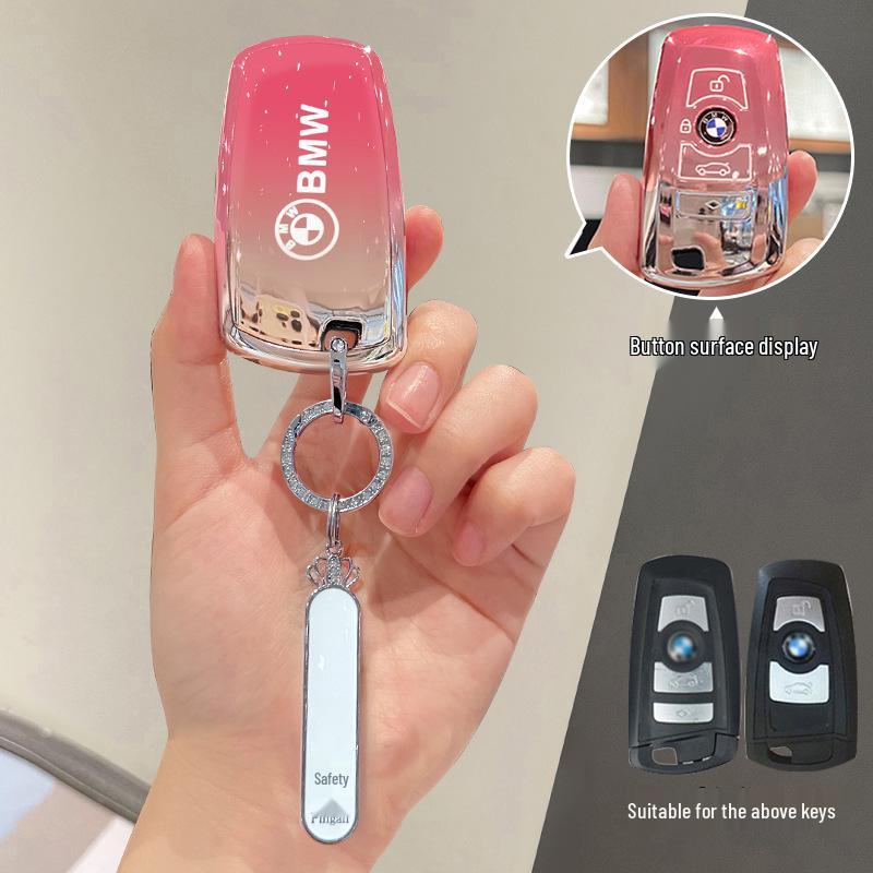 Luxus Schlüsselabdeckung für BMW: Kompatibel mit X3, 3, 4, 5, 6 und 7 Serie - Unisex Premium Schutz