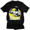 Funny Jesus Graphic T-shirts Ninjesus Kung Fu T Shirt Casual Short Women Men Clothing Tees Tops Streetwear Japan Anime Clothes