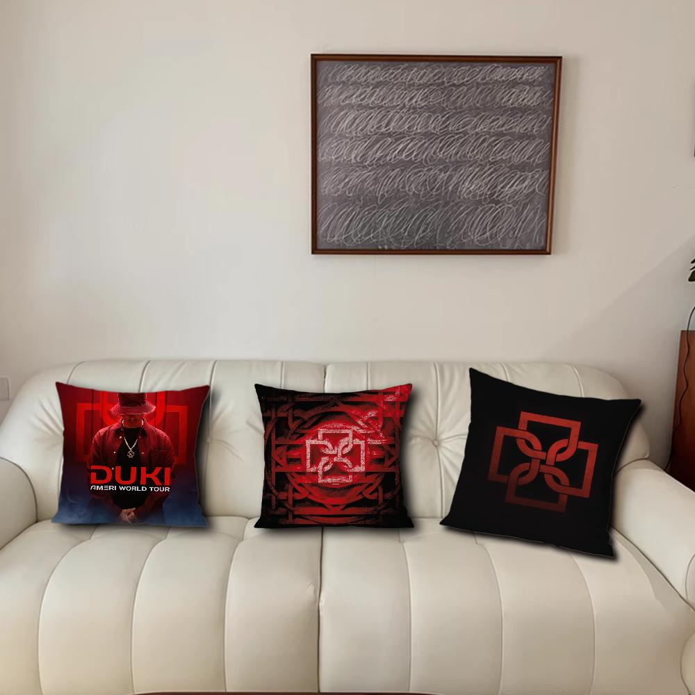 Singer D-Duki Cushion Cover Living Room Accent Couch Back Support Square Lounge Restful Nap Companion Pillow Case
