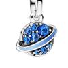 Pandora Original Design Sterling Silver Pendants Unisex Blue 793448C01