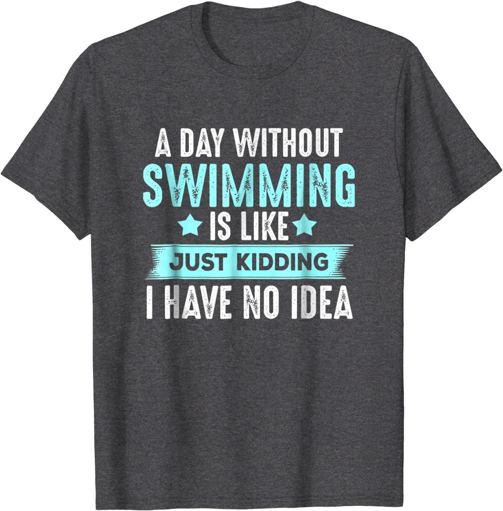 Swimming T-shirt, Funny Gifts For Swimmer, Swim Team  3D Printed Men T Shirts Special Cotton Tops & Tees Geek