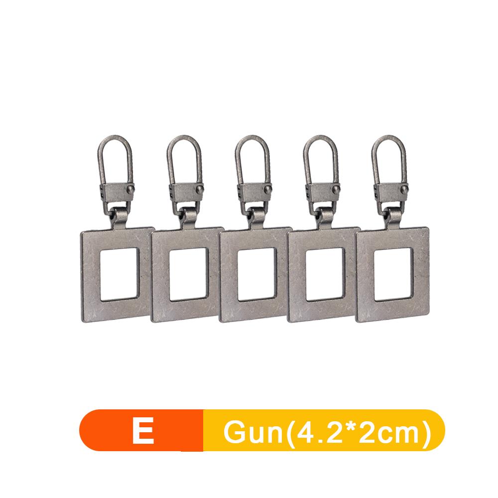 5/1 pz Tiracerniera staccabile universale Kit di riparazione per cerniere in metallo di ricambio per valigie, borse, vestiti e cursori per cerniere