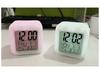 LED Seven-Color Luminous Square Alarm Clock - Creative Gift