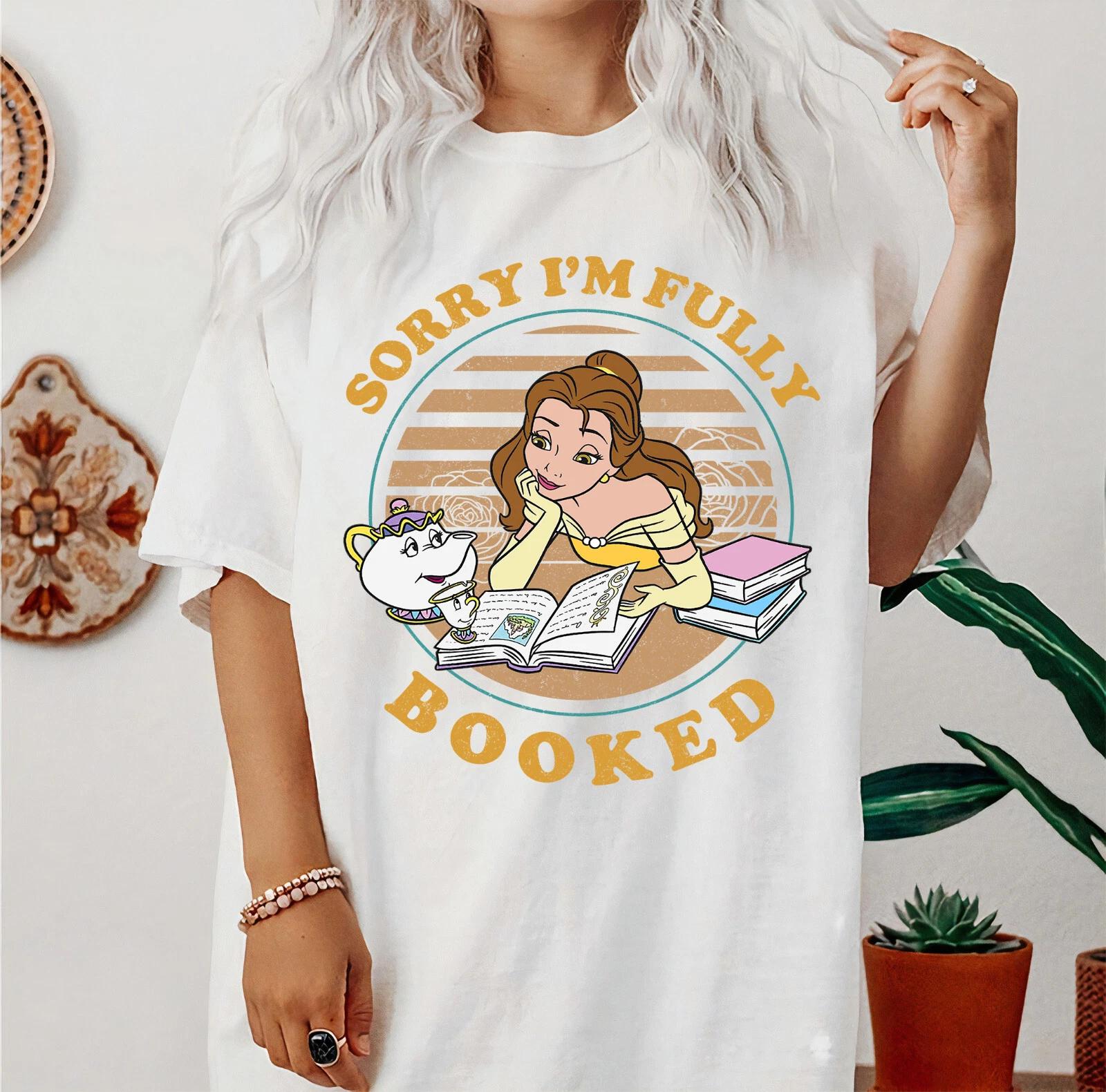 Дисней Красавица и Чудовище Белль Моя Рубашка на Выходные Унисекс для Взрослых и Детей 3XL