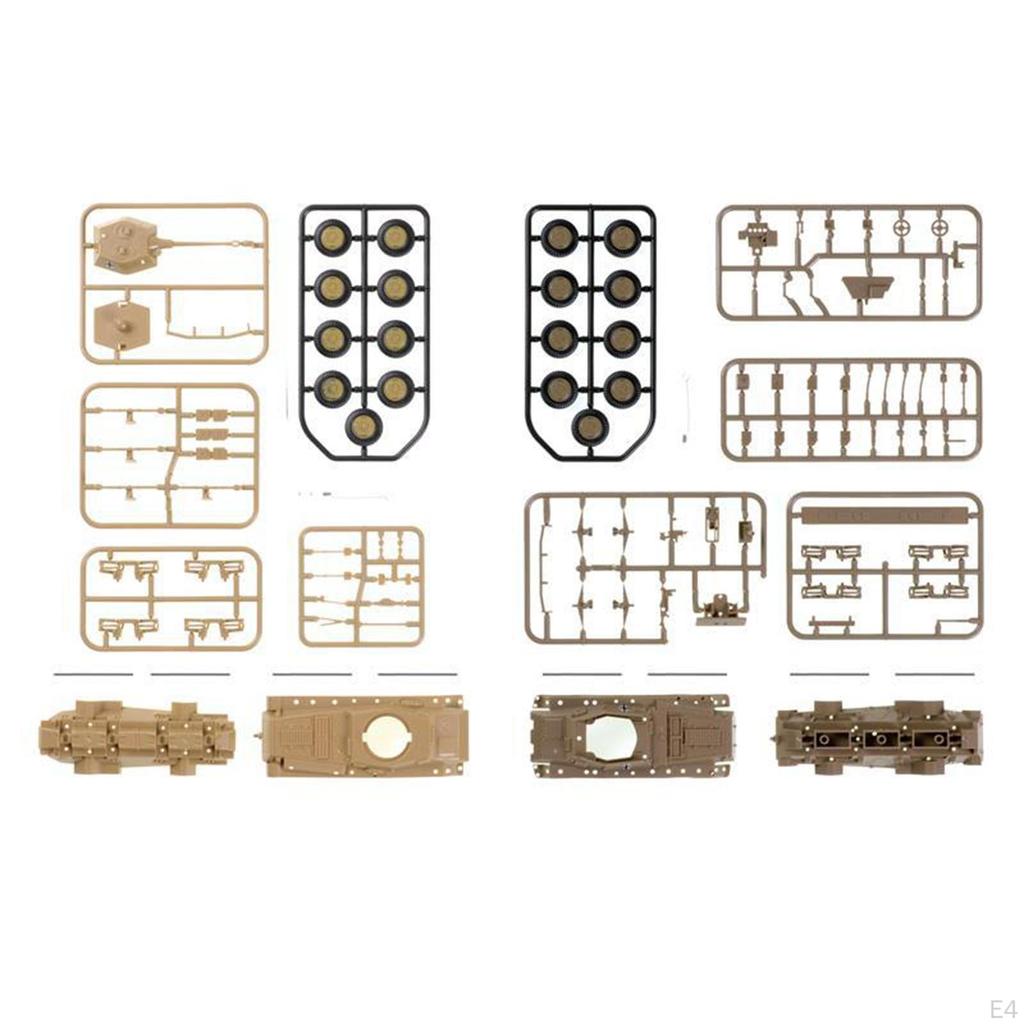 1/72 German Tank Model Building Set, Armored Vehicle Collectible for Educational Use