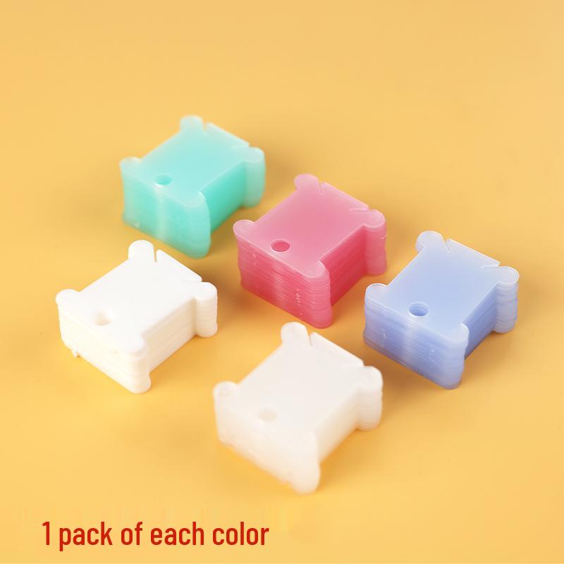 

Полупрозрачные матовые пластиковые карточки-органайзеры для мулине