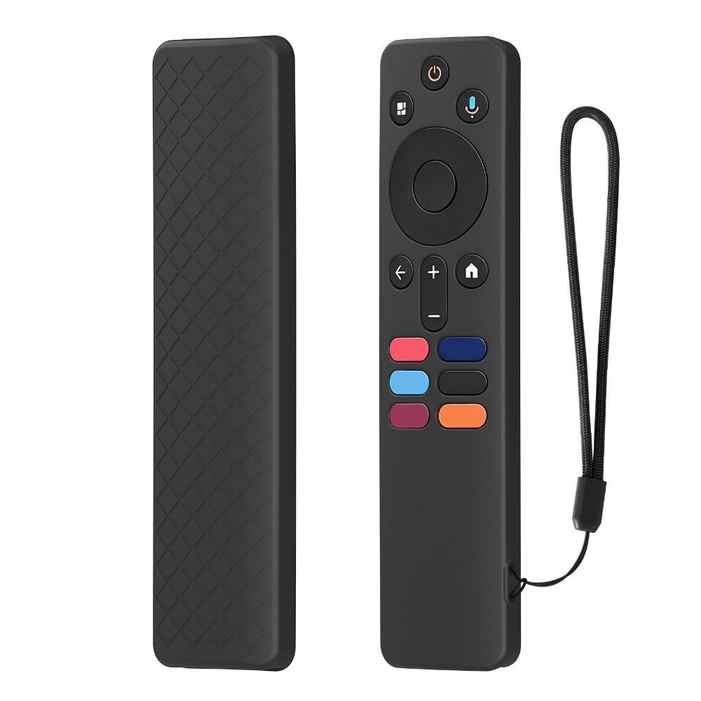 with Lanyard Protective Case Silicone Soft Shell New Remote Control Sleeve for XIAOMI XMRM-N5 чёрный