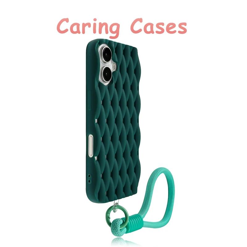 

For iPhone 17 Pro Max Case Dark Purple Woven Pattern Silicone Shockproof Protective Compatible with iPhone 16 15 14 13 12 11 iPhone 16