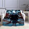 Blue Eye Samurai Cartoon blankets picnic blanket Flannel Warm blankets Soft Cozy Blankets Home travel blanket Birthday Gift