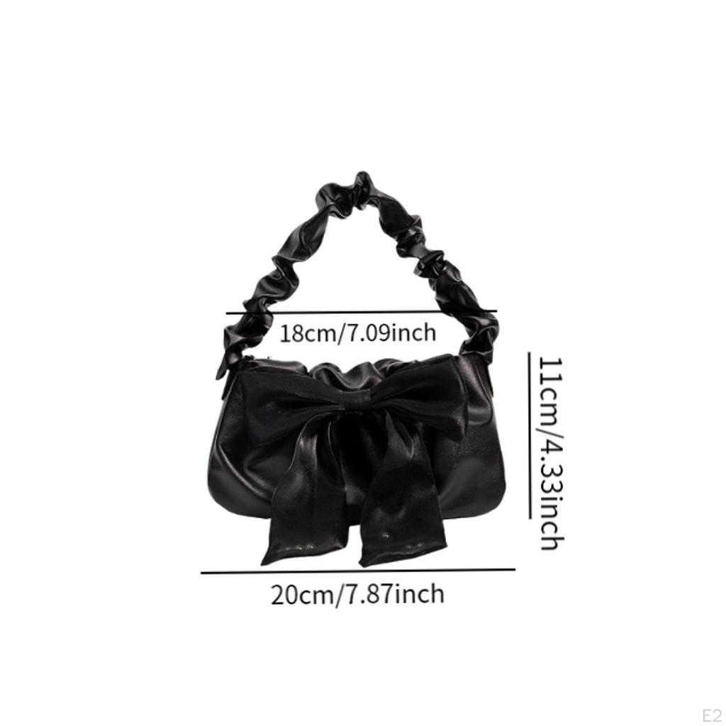 Womens Bow Tie Handbag Fashion Shoulder Bag for Commuting Street Shopping Summer