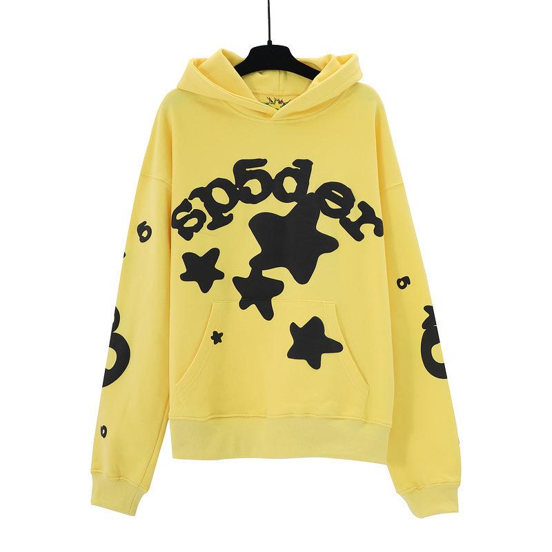 Unisex Hooded Long Sleeve Sweatshirts Loose Fit Graphic Print Streetwear Pullover