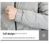 Men's 2024 Winter Lightweight V-Pattern Stand Collar Down Jacket - Warm, Versatile, and Trendy.