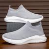 2025 New Men's and Women's Sports Shoes Popcorn Mesh Running Shoes Fly-woven Lightweight Breathable Large-size Running Shoes