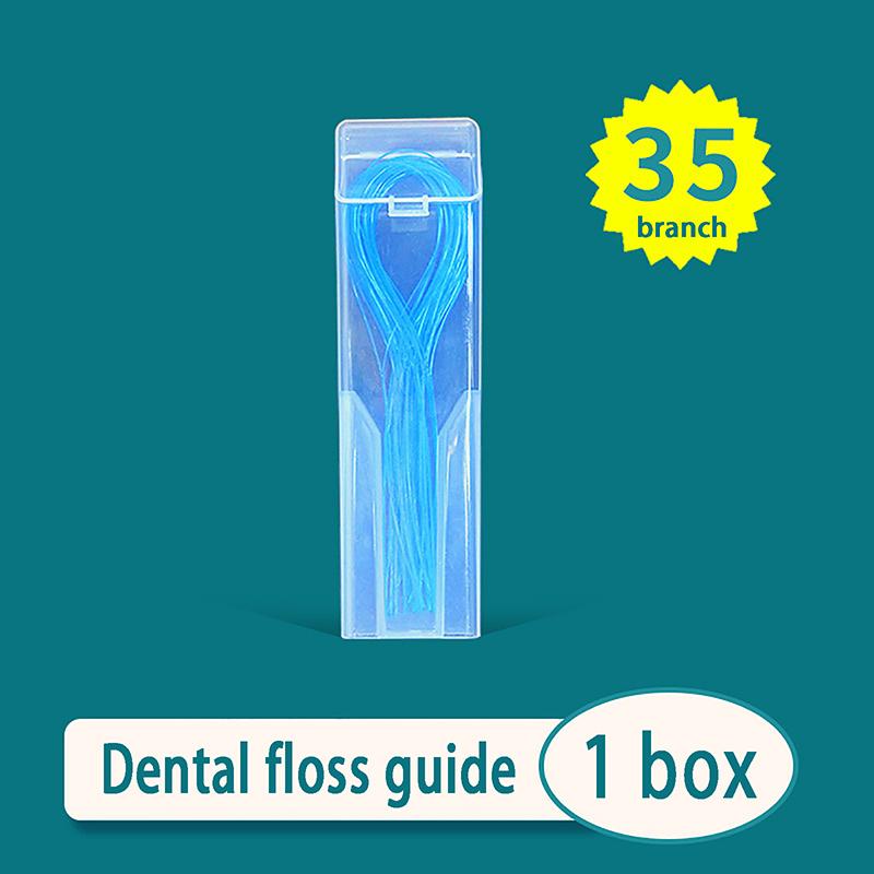 

35/70 шт. Знімач ортодонтичної нитки Стоматологічний пристрій для нарізування нитки Практичний інструмент для чищення інструментів для заправки нитки Гігієна ротової порожнини Освіжає дихання 35Pcs