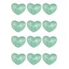 Heart-Shaped Tennis Vibration Dampeners with Flexible Construction for Practice, Casual Play, and String Bed Placement