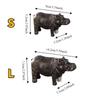 Realistic Hippo Oxygen Pump Efficient Aquarium Hippo Ornament  Aquarium Accessories