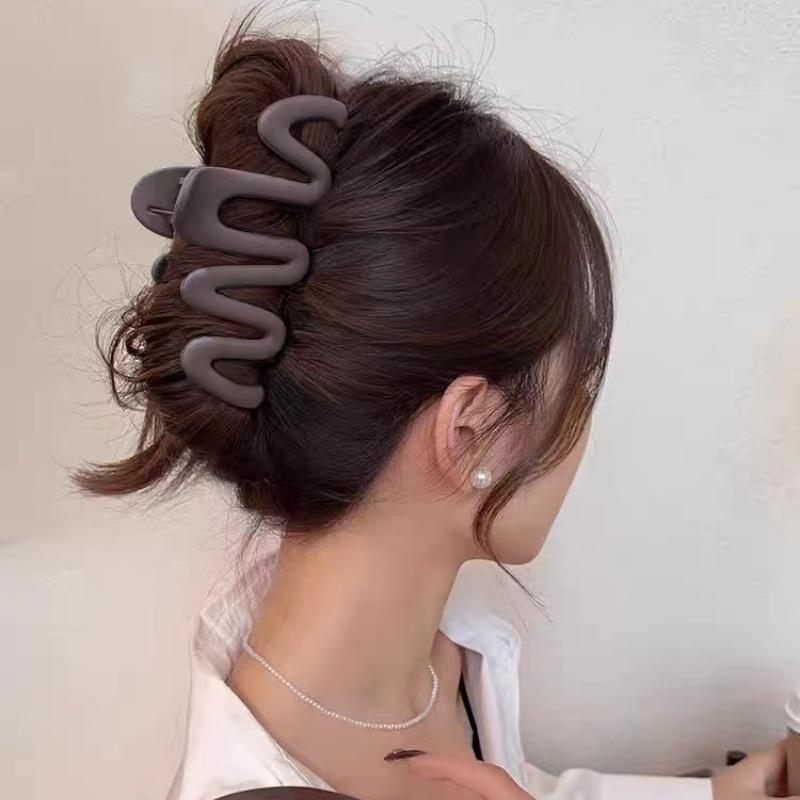 Hochwertige schwarze Haarklammer für Damen