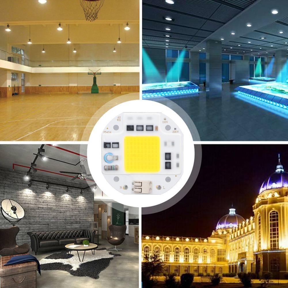 Aluminum Base COB Lamp Bead 110V COB LED Chip Durable COB Light Emitter  Home Office Garage Use