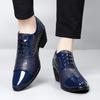Herren High Heels Blau Derby Braun Hochzeitskleid Tanz Business Elevator Schuhe Schwarz Höhenerhöhung Smoking Schuhe Große Größe