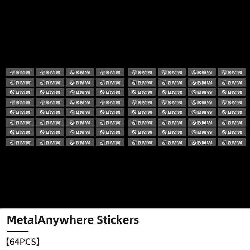 Car Sticker 2025 Hot 3D Car Logo Stickers Metal Letter Car Stickers Interior Decoration For BMW X3 X5 M5 M3 E46 E90 E60 F10 E39