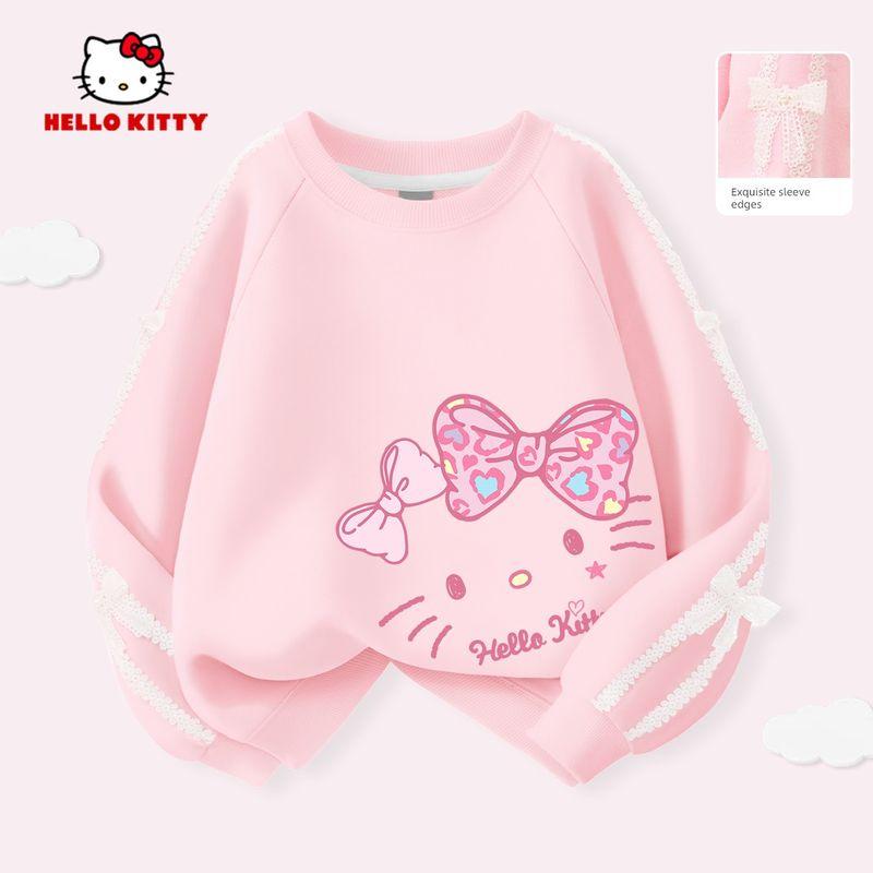 My Melody Girls' Sweatshirt Spring 2026 New Sweet and Cute Children's Long-Sleeved Top Stylish Girls' Base Shirt