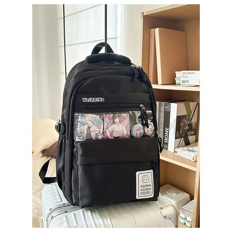 The new schoolbag is high-value, fresh and sweet, and a lightweight and large-capacity backpack for junior high school students.