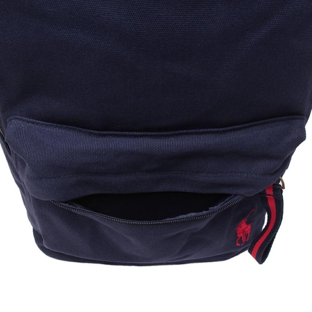 POLO RALPH LAUREN A4 Použitý batoh, Námořnická modrá/Červená, Dámský, 9AR015, BCV, Kompatibilní,