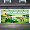 2D plane, 1 set of golf birthday party decorations, suitable for your living room and outdoor decoration
