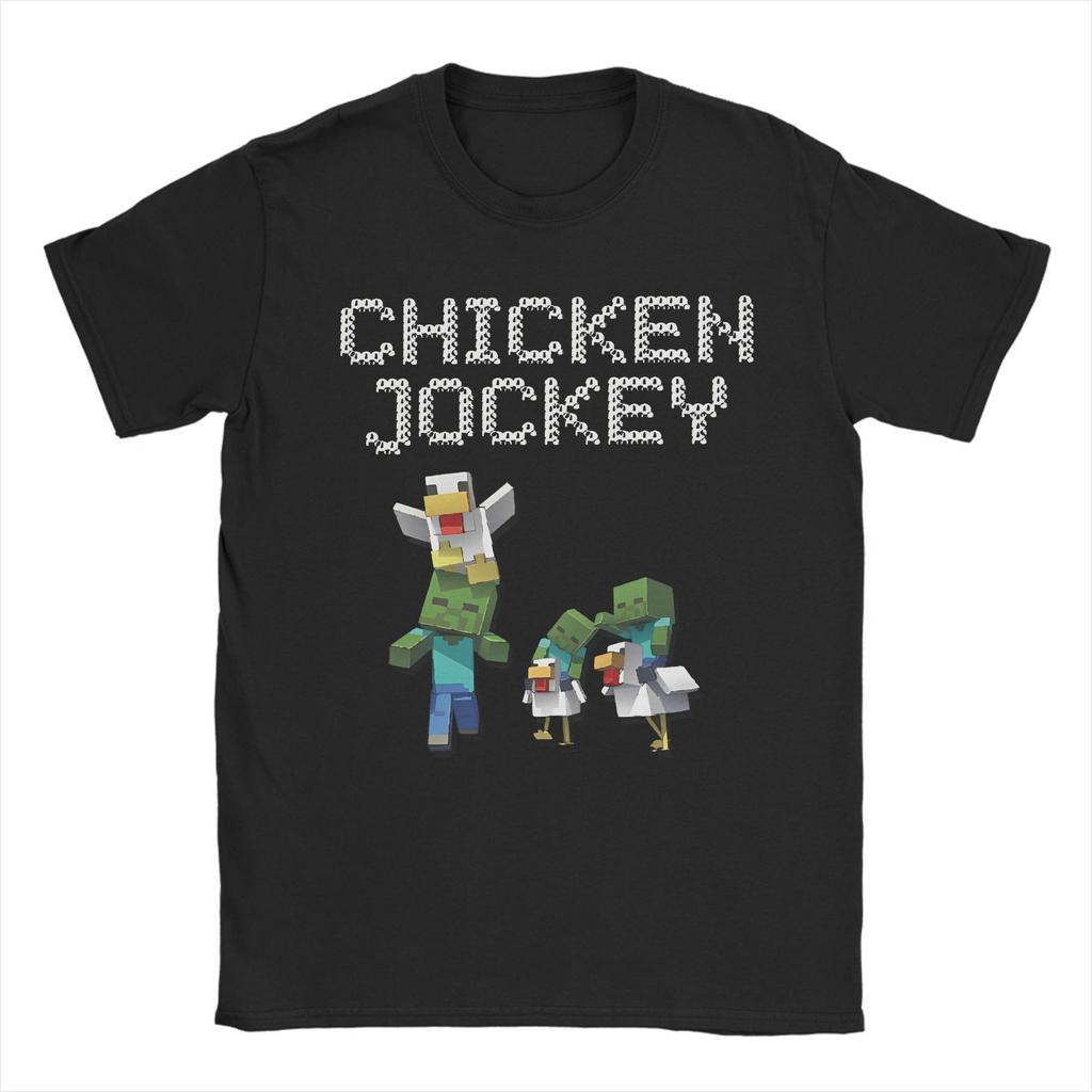 Printed Steve's Lava Chicken Pixel 2025 Movie T Shirt for Men Women 100% Cotton Tee Shirt Short Sleeve Clothing