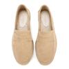 LUXSOLE Men's Jute Espadrilles Slip On Loafers Cow Suede Leather Casual Shoes