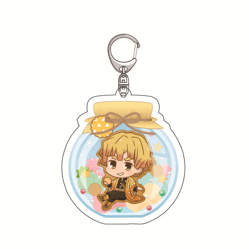 

Animation Demon Slayer Acrylic Key Ring Collection Line Innovative Accessories Kamado Tanjiro Zenitsu Agatsuma Nezuko Kamado Merchandise 55mm