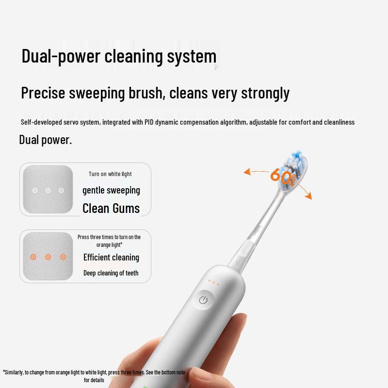 Laifen I2 Aluminum Alloy Sweep-Vibration Electric Toothbrush CN Plug (adapter Included)