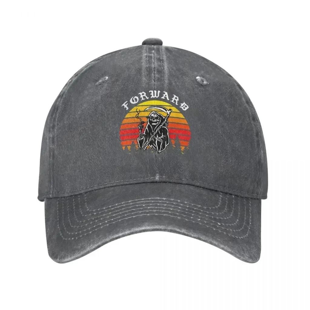 Forward Observations Group FOG Unisex Women Baseball Caps Skull Distressed Washed Caps Hat Vintage Outdoor Activities Snapback Hat