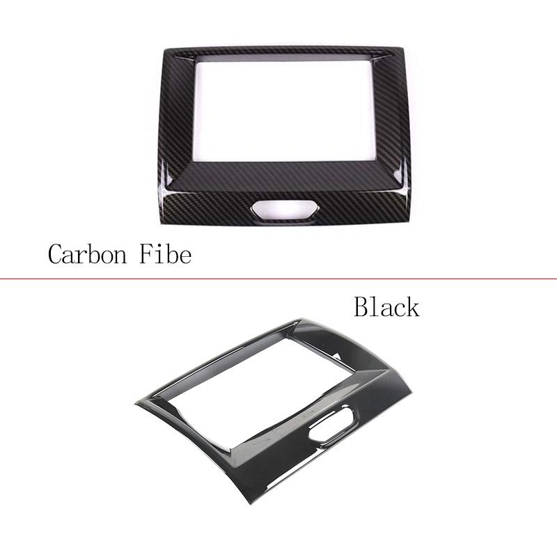 ABS Carbon Fiber Car Center Control Navigation Decorative Frame Sticker For For Ford Ranger Wildtrak 2015-2025 Car Accessories