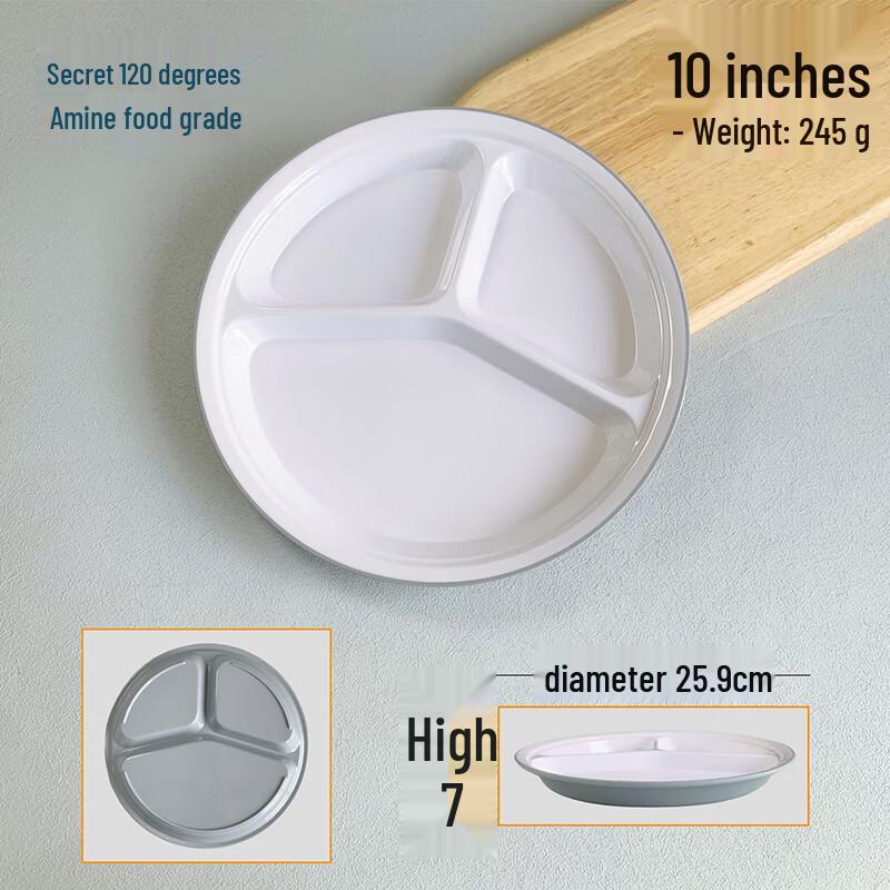 LIJIA FITMENT Colorful Melamine Divided Meal Tray