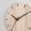 Decorative Clock Creative Nordic Simplicity No Drilling Solid Wooden Walls Clocks Home Livings Rooms Wall Clock Living Room Bedroom Decoration Layout