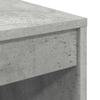 Desk with Drawers and Shelf 2 pcs Concrete Grey
