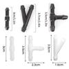 2-Color Wiper Spray Pipe Joiner T Y I 3-Type Windshield Washer Pipe Nozzle Hose Cleaning Water Hose Tube Joint Car Accessories