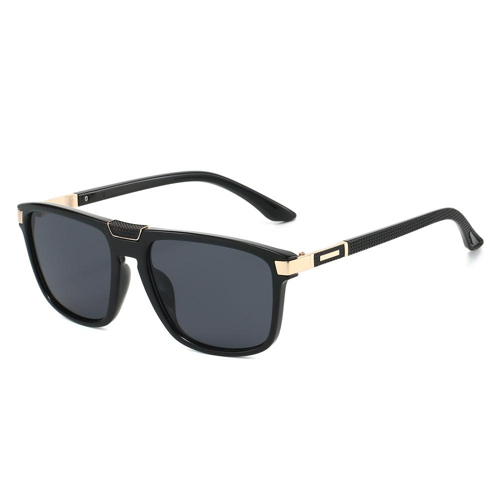 

2025 New Metal Ultra Lightweight Sunglasses with UV400 Protection Unisex for Outdoor Driving Windproof Anti-UV Glasses as pictures