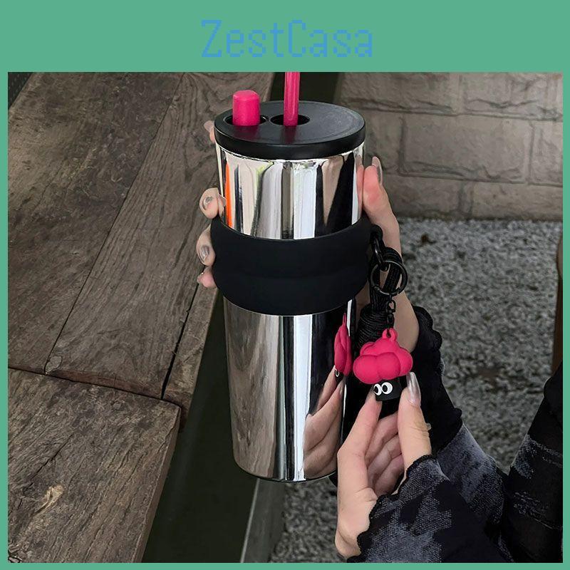 710ml Stainless Steel Travel Mug With Leakproof Lid For Office And Outdoors