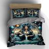 Celestial woman illustration. Bedding Duvet cover sets Duvet covers Pillowcases gifts (1 * Duvet Cover 2 * Pillowcases, without duvet insert)